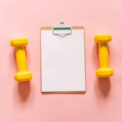 An open, minimalist space ready for a workout session.